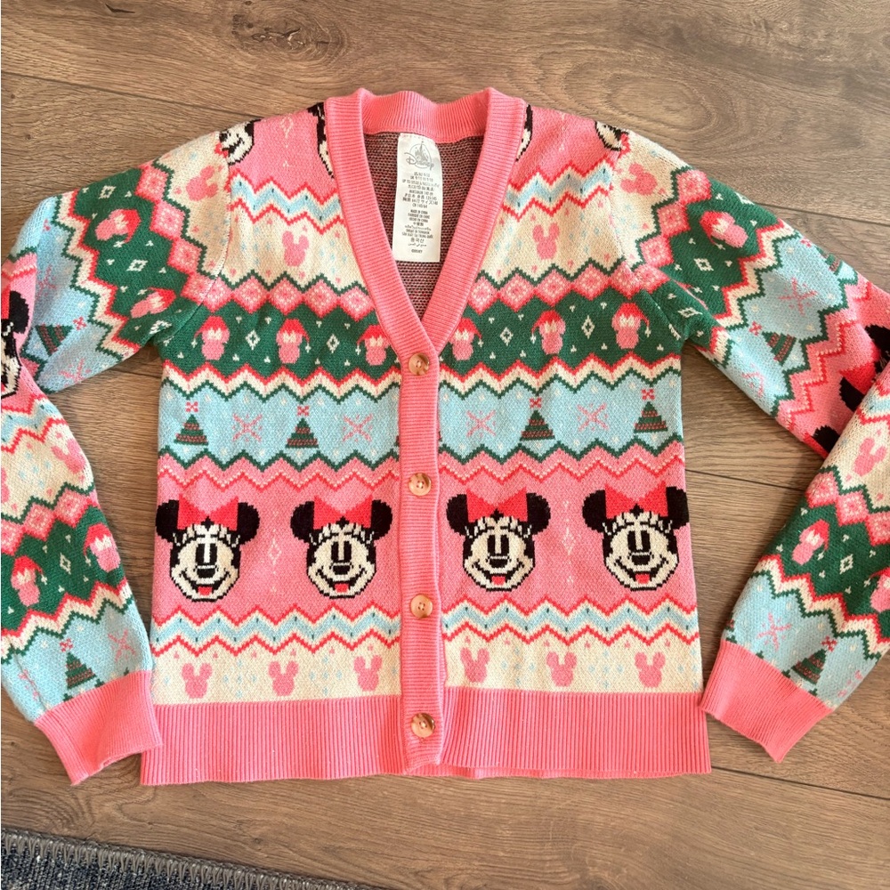 Disney Pink and Green Kids Sweater - Picture 3 of 14